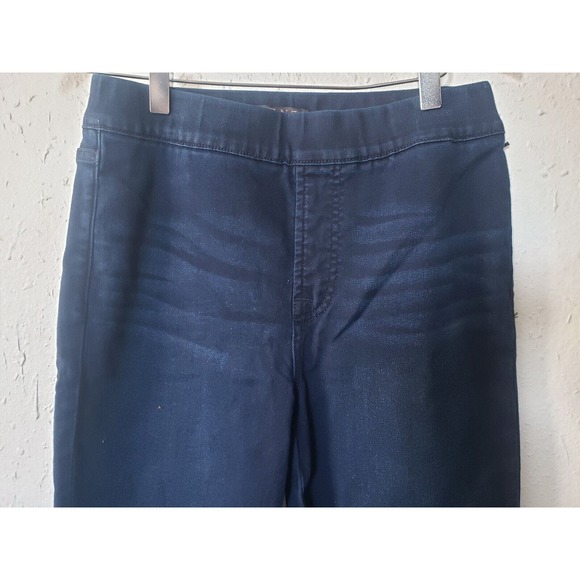 New NWT Womens Jen7 7 for all Mankind Comfort Skinny Blue Pull-On Jeans Size 6 - Picture 1 of 8